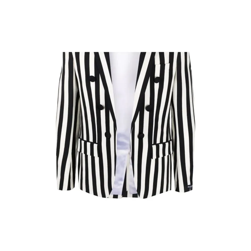 BALMAIN SS22 Business Suits Coats Men's White-5