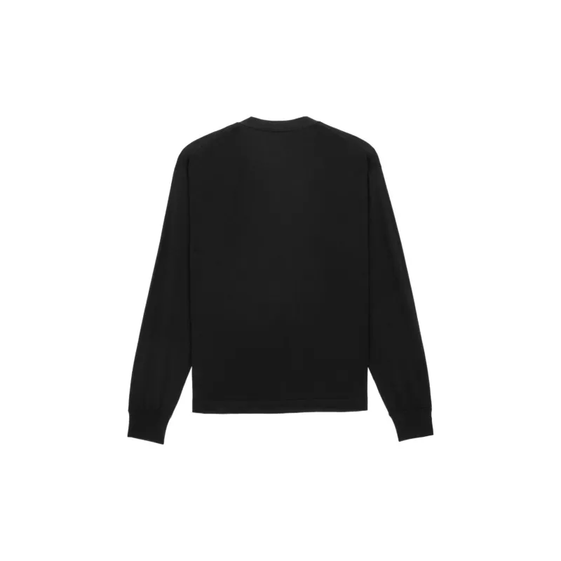 SAINT LAURENT Button Up V Neck Cardigan-1