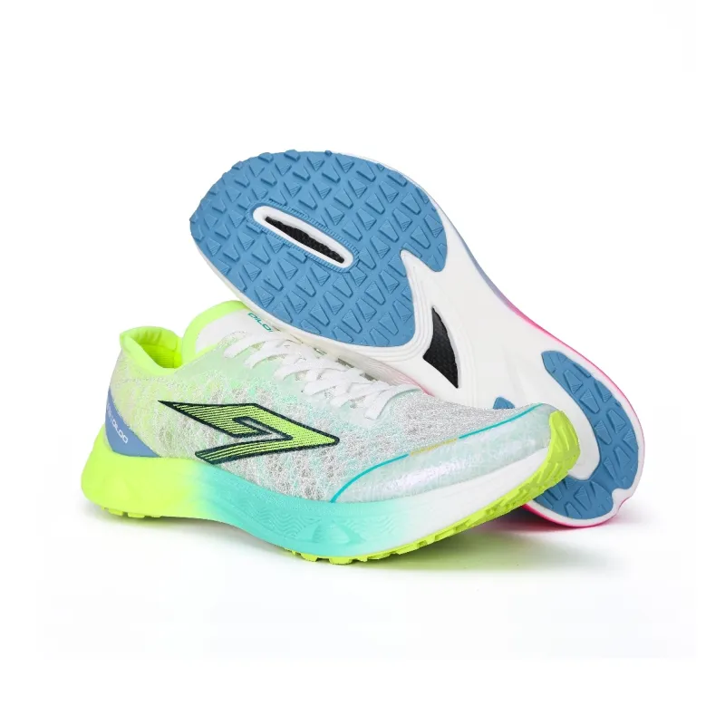 QILOO Breathable And Resilient Low Top Popcorn Running Shoes Unisex Early Summer Wood Embroidery-4