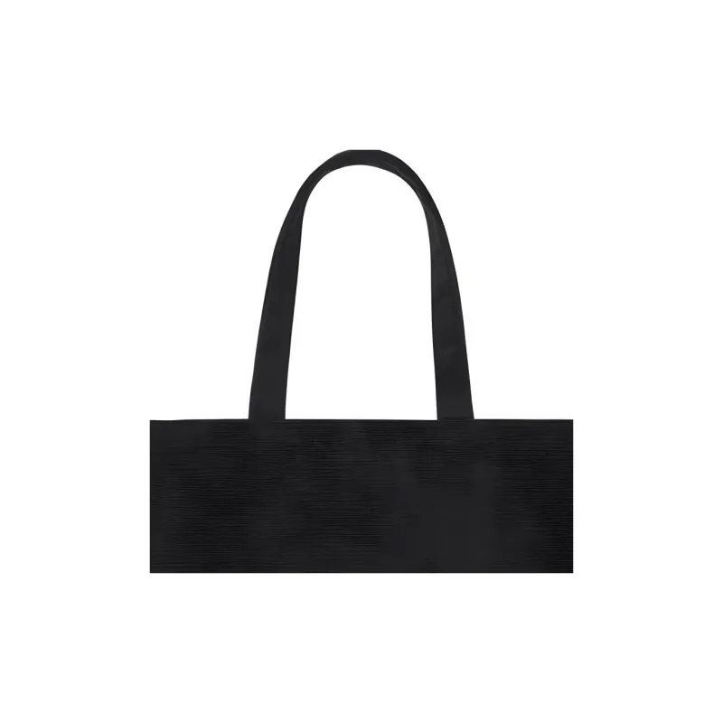 Emis Cotton Tote Bag, Shopping Bag, Handbag, Shoulder Bag Women's Black-3