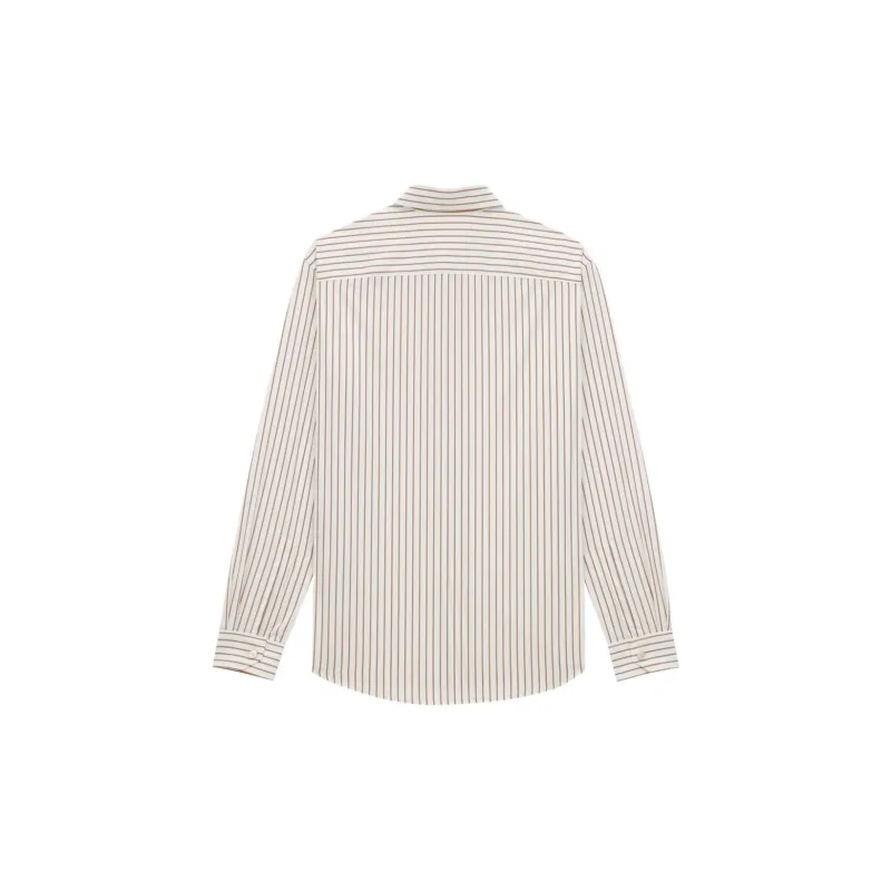 SAINT LAURENT Cassandre Striped Shirt-1