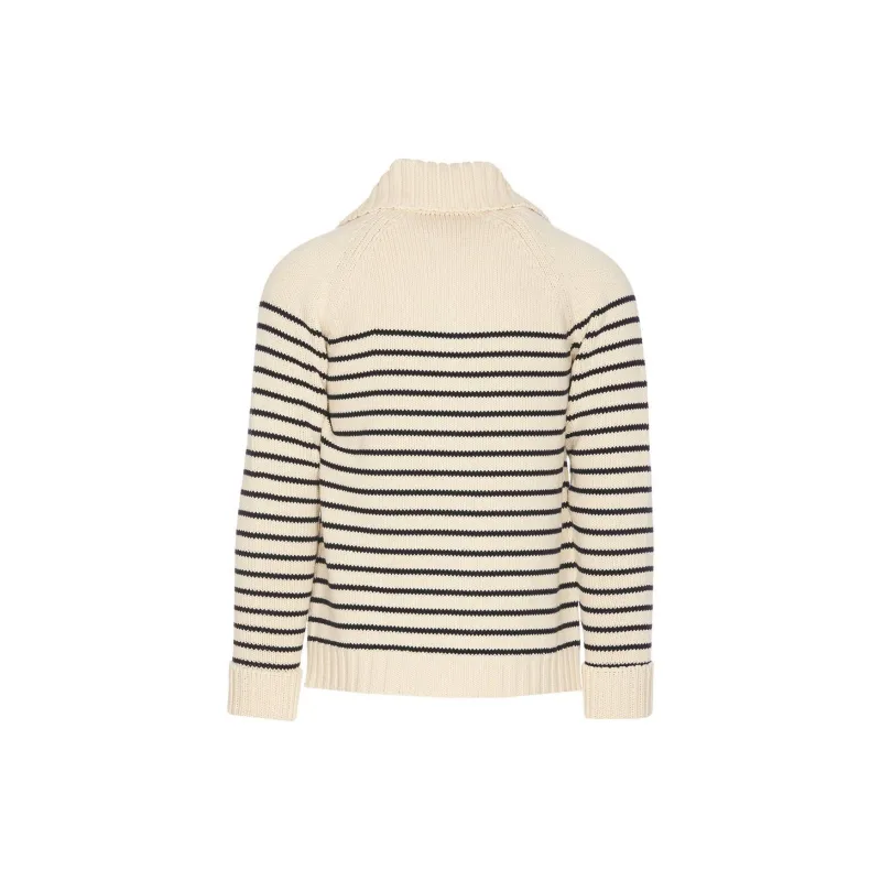 Valentino Striped Knit Cardigan-1