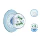 Snowman Cabin Sky Blue Tap Plate Combination