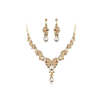 Shiban Alloy/Rhinestone Necklaces Unisex
