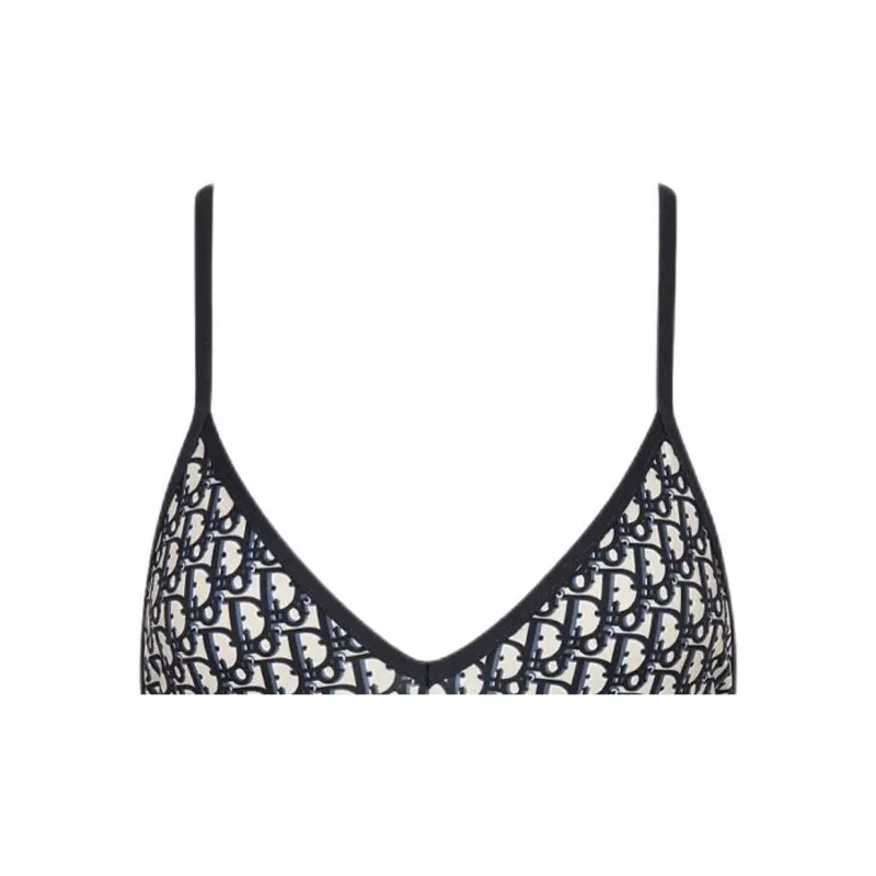 DIOR SS21 One piece Swimsuit Women's Black-5