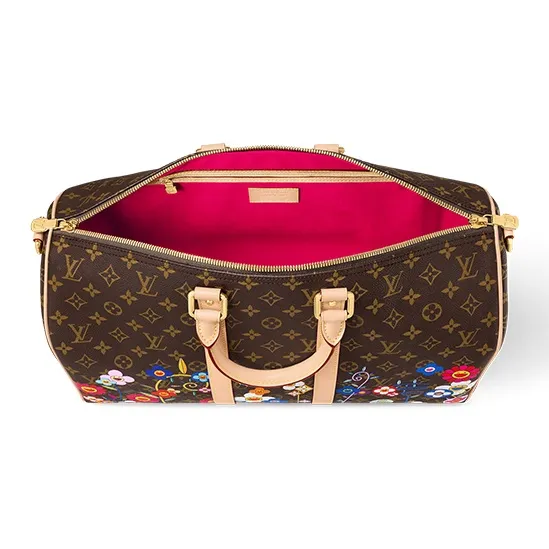 LOUIS VUITTON X Takashi Murakami Keepall Bandouliere 45 Monogram-2