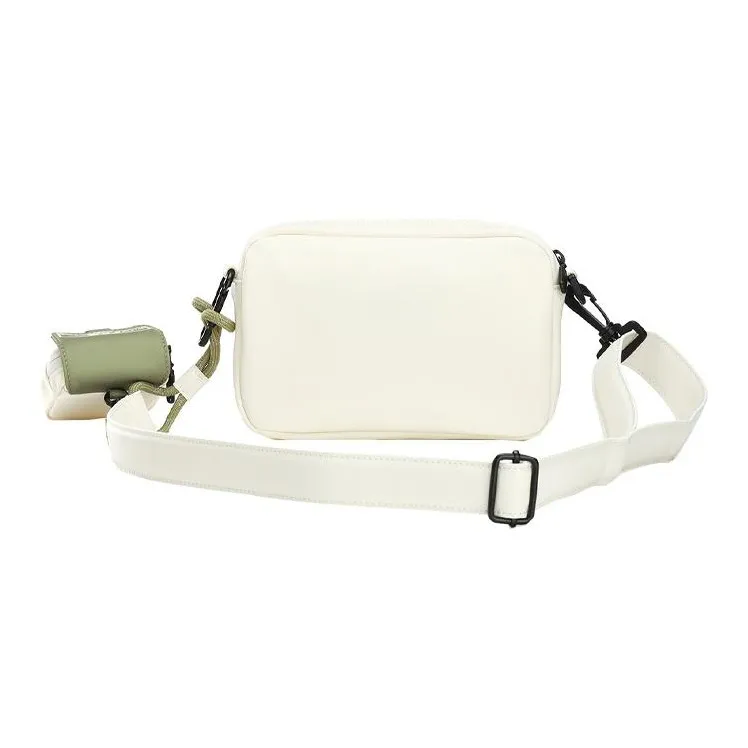 FILA White Mountaineering Collaboration PU Crossbody Bag, Shoulder Bag Women's White-1