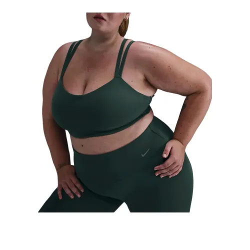 Nike Zenvy Strappy Sport Vests Women's Vintage Green White