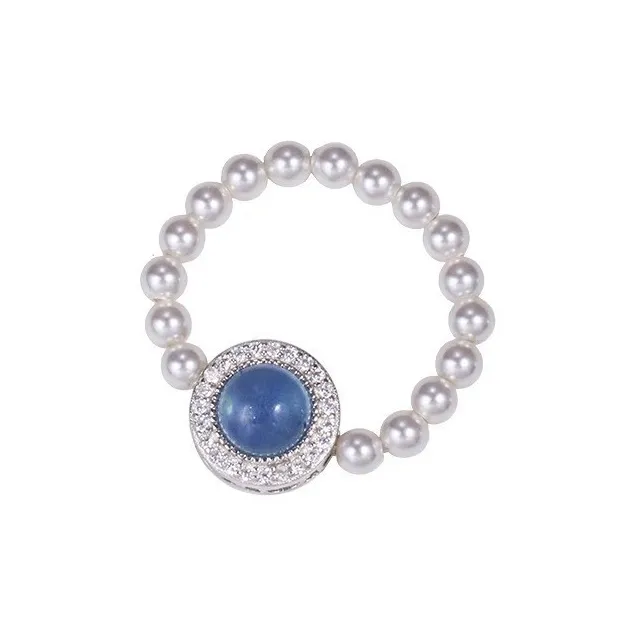 NOME Silver Plated Pearl Rings Women's-0