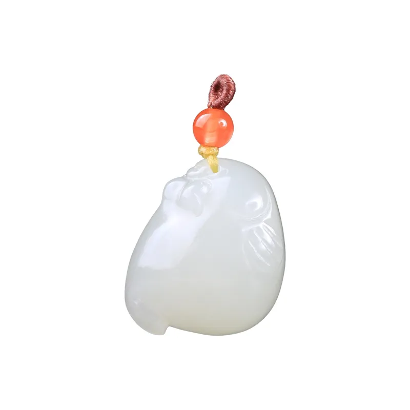 Renyu Jewelry Pendants White Jade/Pale Greenish White Jade Unisex-0