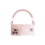 [Antique White]Pink Short Cord-Ink-Dyed Panda Pink