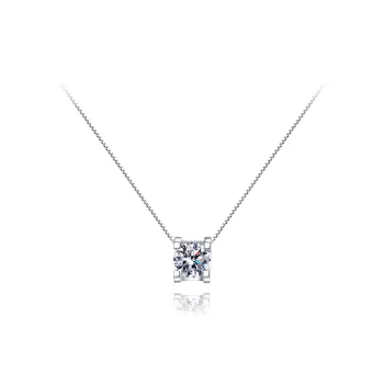 KUMET Sterling Silver Necklaces Women's Same For Couples