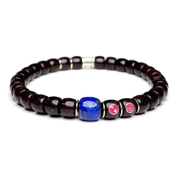 MOUNTAINS AND MANS Coconut Shell Beads New Chinese Style Good Luck Beaded Bracelet Unisex