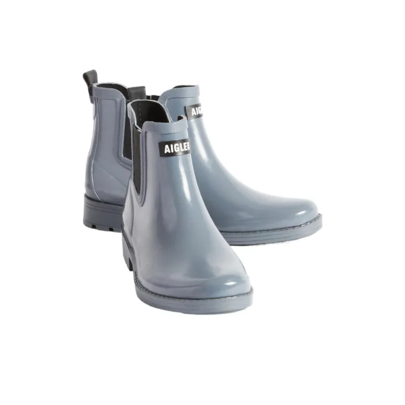 AIGLE Carville Waterproof, Abrasion Resistant, Slip Resistant Rain Boots Women's Blue-1