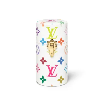 LOUIS VUITTON Takashi Murakami Collaboration Coated Canvas Perfume Storage Bag Unisex Multicolor