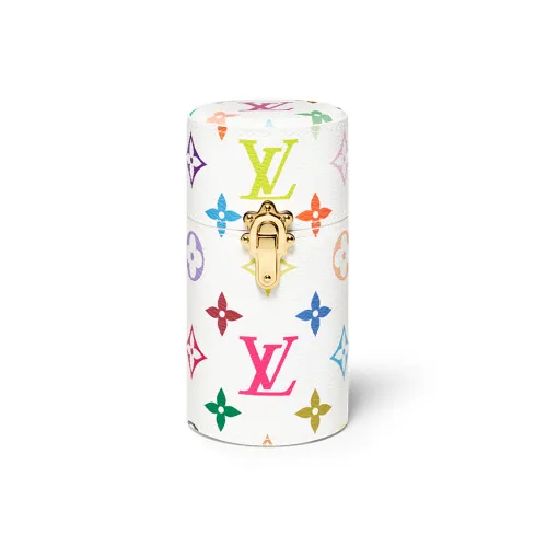 LOUIS VUITTON Takashi Murakami Collaboration Coated Canvas Perfume Storage Bag Unisex Multicolor