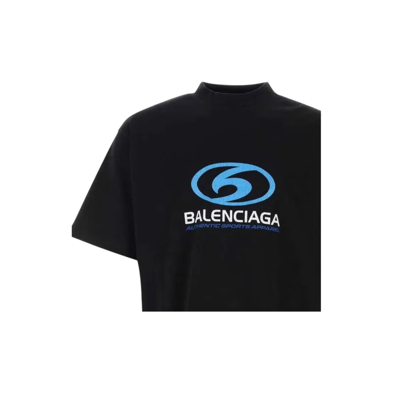 Balenciaga T Shirt Loose Fit Style Men's Black-10