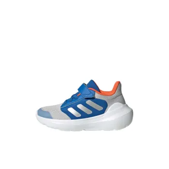Adidas TENSAUR RUN 2.0 Anti Slip Wear Resistant Low Top Kids Lifestyle Shoes Gray/Metallic Silver/Air Force Blue Kids'
