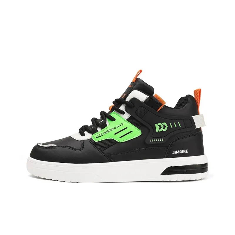 King Jinmai Slip Resistant Mid Top Skateboard Shoes Men's-3