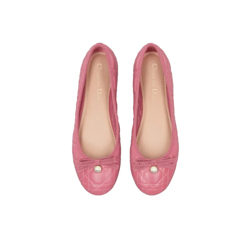 DIOR Casual Single Shoes Women's Dark Pink-3