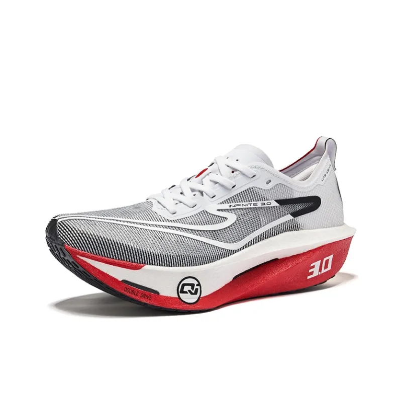Erke Realm Of The Orchid 3.0 Cushioning Rebound Low Top Running Shoes Men's Red Lotus Color Scheme-2