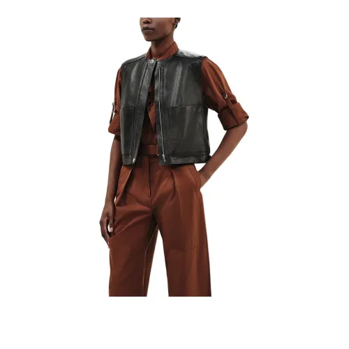 HERMES Vests Women's Black