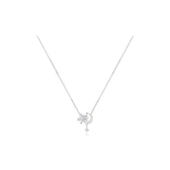 KING TAI SANG 999 Fine Silver Necklaces Women's