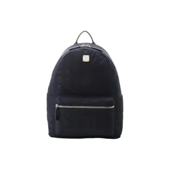 MCM Dieter Backpack Nylon Visetos Medium Navy
