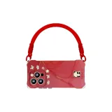 [Antique White]Red Short Hanging Cord-Ink-Dyed Panda Red