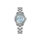 White Case Blue Dial White Steel Band-JM-FW-YWYS