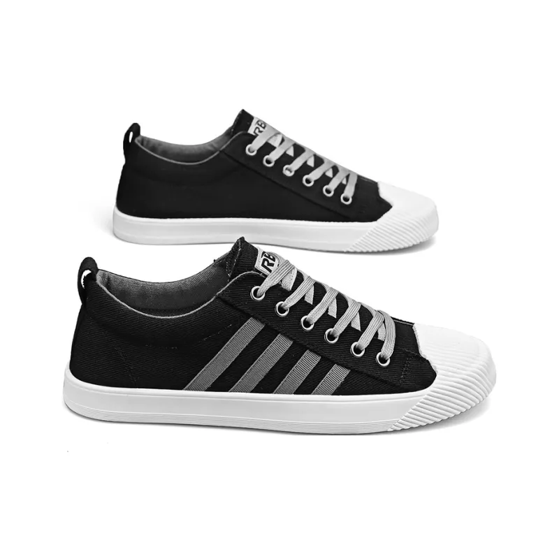 RENBEN Slip-Resistant Breathable Lightweight Low-Top Canvas Shoes Men's-7
