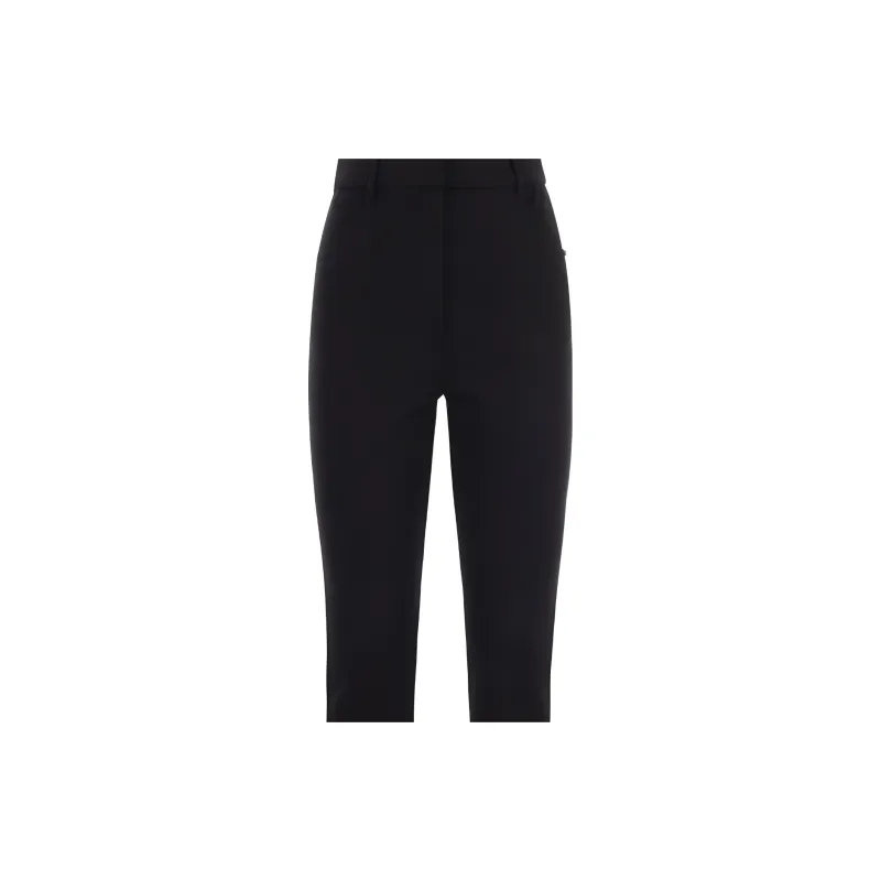 SportMax Slim Fit Straight Leg Trousers-4