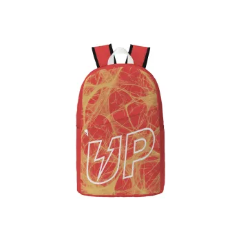 TURN UP Polyester Backpack Unisex Red