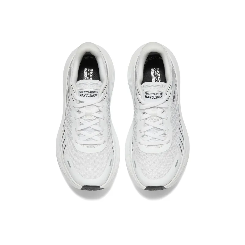Skechers WOMEN'S GO Series Cushioning Anti Slip And Wear Resistant Low Top Running Shoes Women's White Black-3