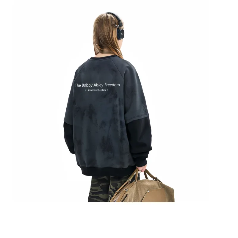 BOBBY ABLEY Sweatshirt Unisex Dusty Black-2