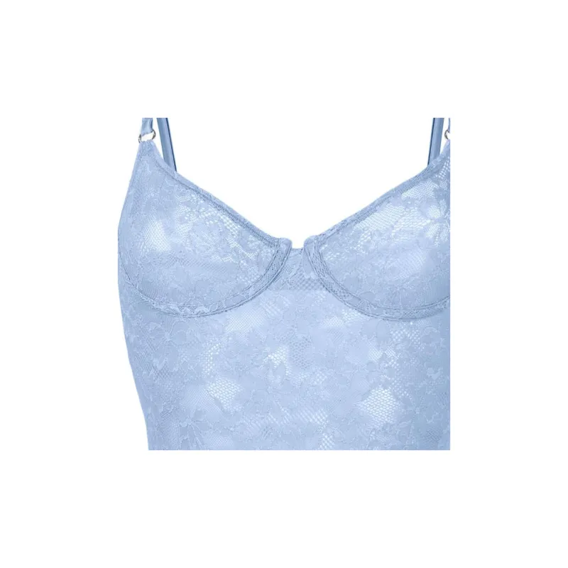 Fleur Du Mal Le Stretch Lace Bodysuit-4