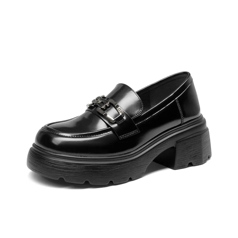 Spider King Loafers Women's Black-3