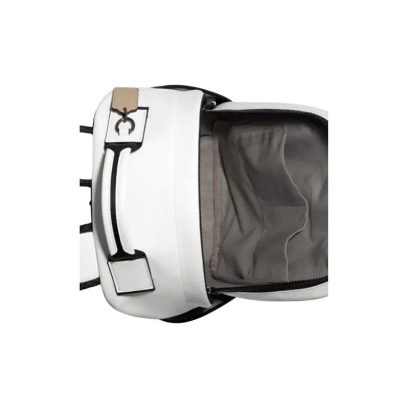 COACH Edge Monogram Canvas With Leather Backpack Large Size Men's Glacier White-2