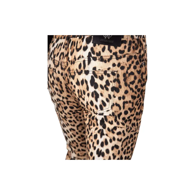 Roberto Cavalli Leopard print Jeans-5