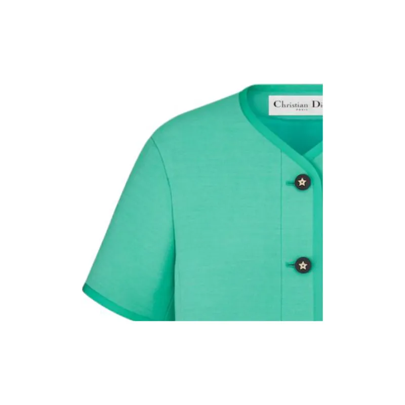 DIOR Jackets Coats Women's Green-3