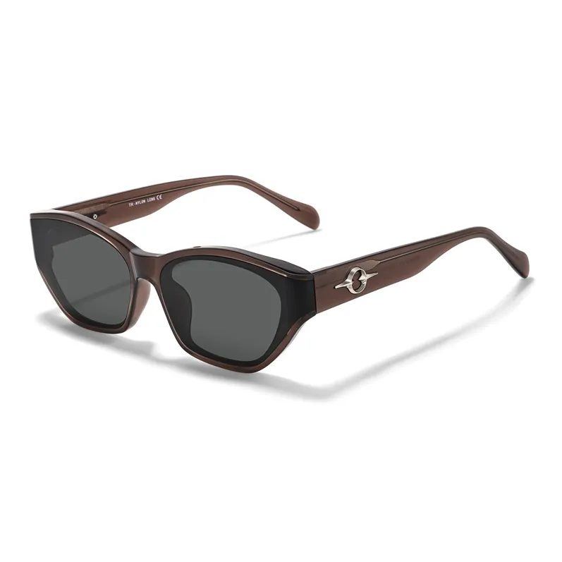 Sagawa Plate Frame TR/Memory Plastic Irregular Shape Sunglasses Unisex-6