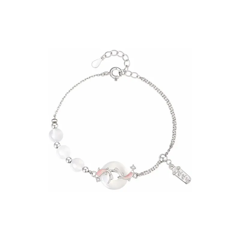Emerald Chalcedony Bracelets Women's-0