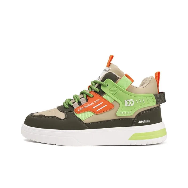 King Jinmai Slip Resistant Mid Top Skateboard Shoes Men's-5