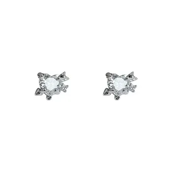 QIANFANGDAHUANGYE Zircon Stud Earrings Women's