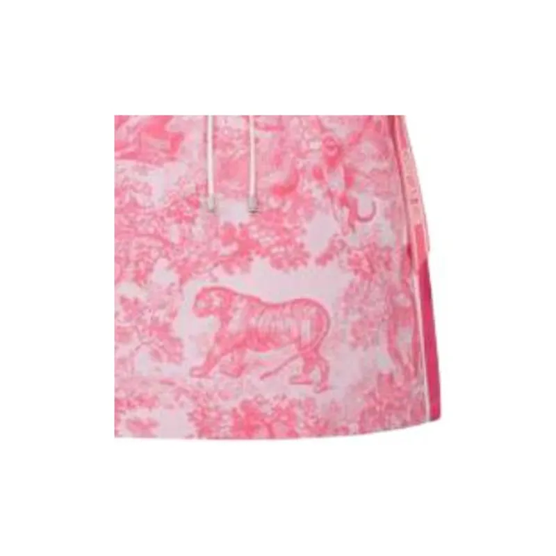 DIOR Robe Courte À Capuche Dioriviera Short-Sleeved Dresses Women's Pink-4