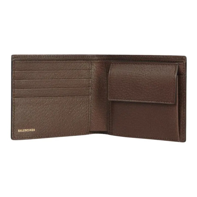 Balenciaga GUCCI Collaboration Canvas Coin Purse Women's Beige-1