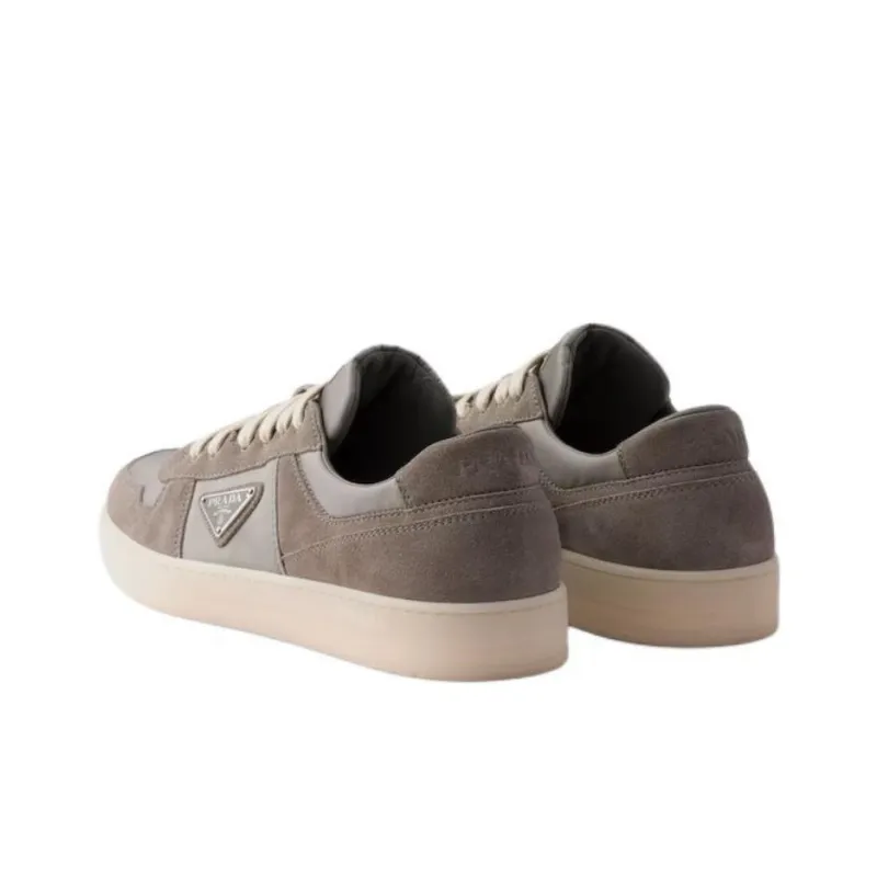 PRADA Downtown Low Top Skateboard Shoes Men's Gray-4