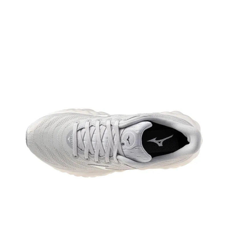 Mizuno WAVE SKY 8 Wear resistant And Lightweight Low Top Casual Shoes Women's White Gray-2