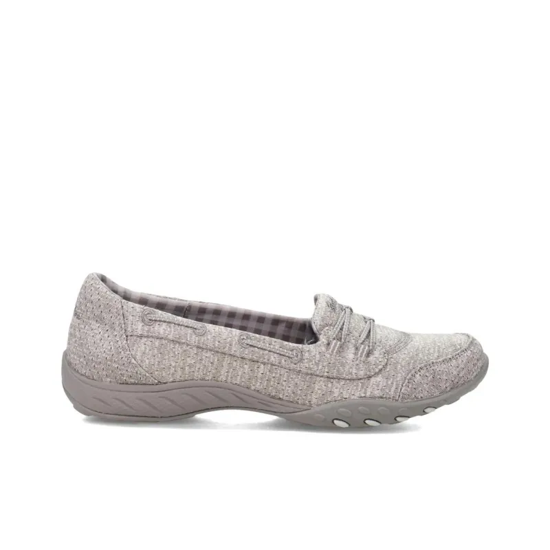 Skechers Breathe-Easy Slip-Resistant Breathable Low-Top Casual Shoes Women's Gray-1