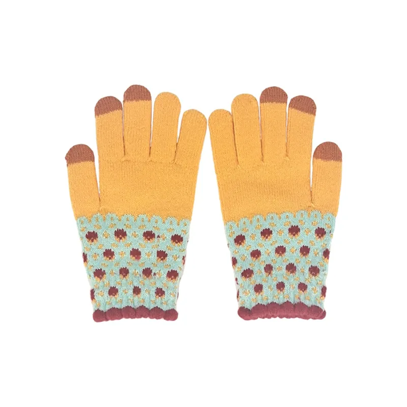 BAIJUAN Knit Gloves Unisex-0